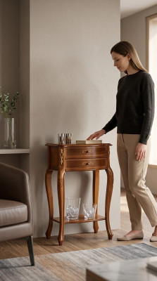 Kaptafel Italiaanse meubels Bijzettafel Ontwerptafel Salontafel