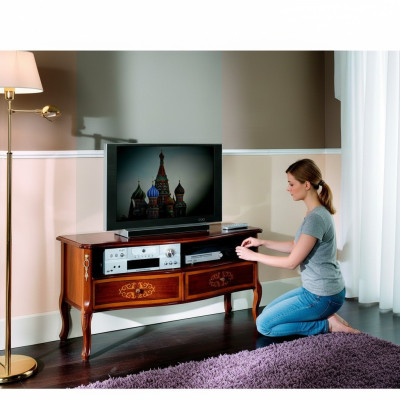 Dressoir tv Lowboard tv kast Tafel Woonkamer Houten Meubels Klassiek Nieuw