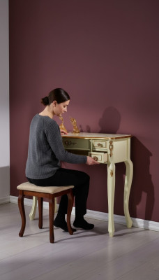 Ontwerp luxe meubels secretaire antieke stijl barok tafel hout Italiaanse meubels nieuw.