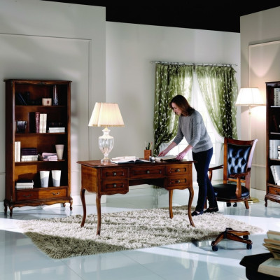 Italiaans klassiek houten meubels Luxe bureau kantoormeubilair stijl