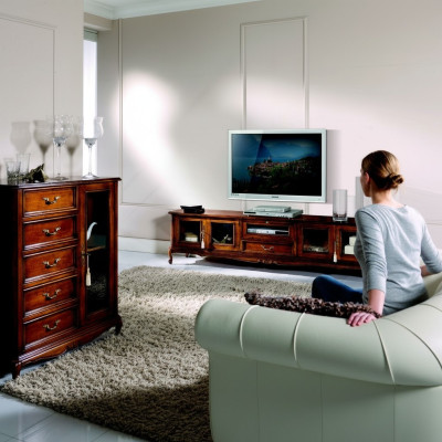 Luxe dressoir tv-kast rtv Design Italiaanse meubels woonkamer hout barokstijl
