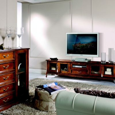 Luxe dressoir tv-kast rtv Design Italiaanse meubels woonkamer hout barokstijl