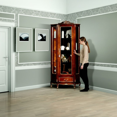 Eckvitrine Kast Ontwerp Kasten Designer Meubels Italiaanse Meubels Planken Plank