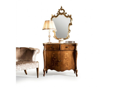 Luxe Italiaanse meubelontwerp commode kast bruin hout meubelstijl