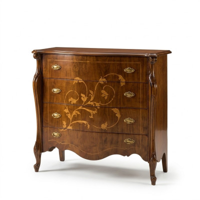 Italiaans meubeldesign dressoir dressoir bruin luxe houten designstijl.