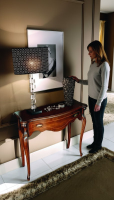 Hout Italiaanse meubels console tafel bruin meubilair stijl barok design meubels nieuw