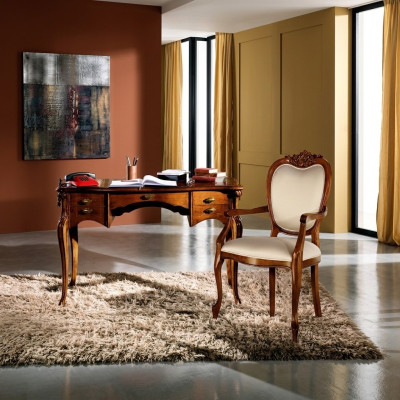 Houten meubels Luxe Italiaans Klassiek bureausmeubilair Ontwerp
