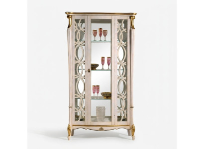 Klassieke meubels Houten design Vitrine Stijlrek Kast Kasten Italiaanse meubels Nieuw