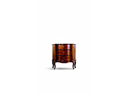 Italiaans meubelontwerp dressoir kast bruin luxe houten meubelstijl barok.