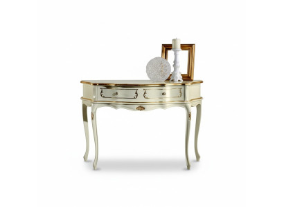 Ontwerp meubels stijl barok luxe wandtafel wit hout Italiaanse tafels tafel