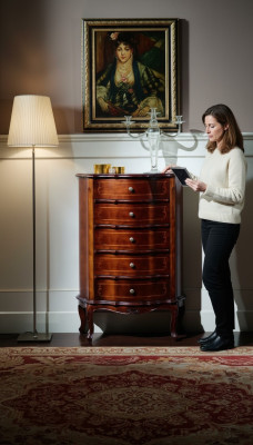 Italiaanse meubels barok kast dressoir ontwerper luxe houten dressoir