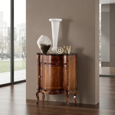 Italiaanse meubels Barok Bruin Kaptafel Dressoir Designmeubels Hout Nieuw