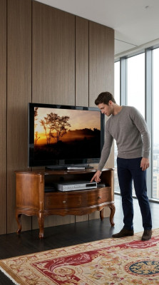 RTV Kast Italiaanse meubels dressoir TV Lowboard woonkamer hout