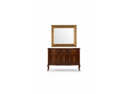 Ontwerper Houten Luxe Italiaanse Meubels 2-delig Set Meubelstijl Barok Commode