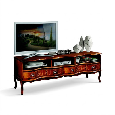 Italiaanse houten meubels dressoir tv lowboard lang rtv kast luxueuze woonkamer nieuw