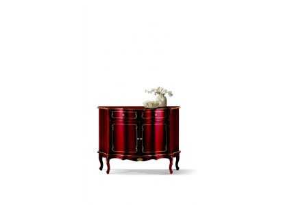 Luxe Italiaanse houten meubels commode Rood buffetkast Woonkamer