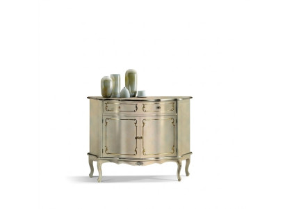 Luxe Italiaanse houten meubels commode wit buffetkast woonkamer