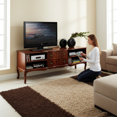 Italiaanse houten meubels Sideboard tv Lowboard Lange rtv kast Woonkamer