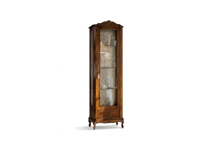 Ontwerper Italiaanse luxe chique houten meubels barokstijl kast vitrine woonkamer