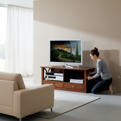 Luxe dressoir tv-kast rtv Italiaanse meubels woonkamer hout barok