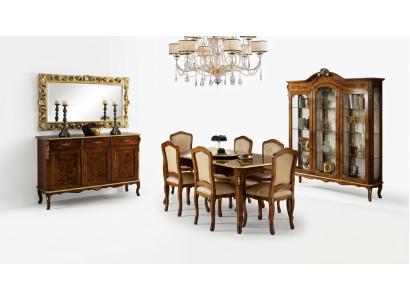 Compleet set eettafel 6 stoelen eetkamerset eetgroep tafel meubels 7-delig