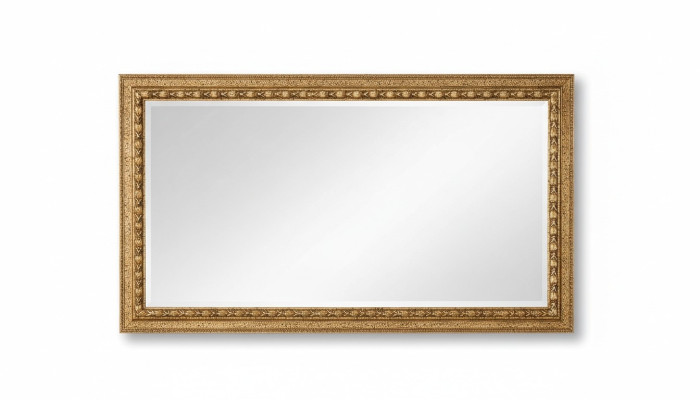 Gouden spiegelontwerp luxe xxl wandspiegel houten frame barokstijl Italië nieuw