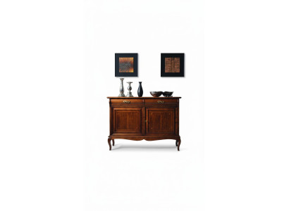 Italiaans meubeldesign, dressoir kast, bruin, luxe houten stijl, barok.