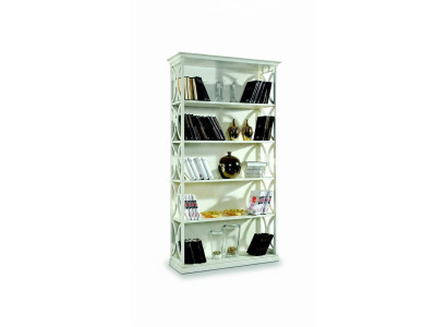Ontwerp Luxe Boekenplanken Witte Klassieke Stijl Kast Hout Italiaans