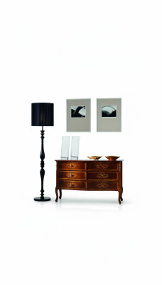 Italiaanse houten commode in barokstijl, dressoir, klassieke meubels, nieuw.