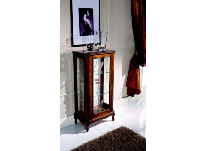 Ontwerp meubels Italiaanse bruine vitrine hout luxe kasten klassieke dressoir