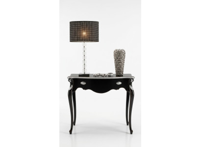 Console tafel Zwarte console Design Italiaanse meubelen Barok hout