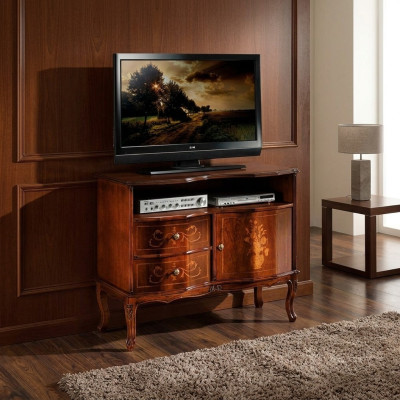 Tv-meubel Lowboard televisiekast Italiaanse meubels Woonkamer Houten meubels Nieuw