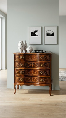 Ontwerper Luxe Italiaanse houten meubels dressoir kast dressoir massief hout