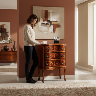 Ontwerper Italiaanse houten meubels commode kast dressoir slaapkamer