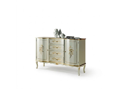Luxe dressoir kast Italiaans houten meubelontwerp sideboard console.