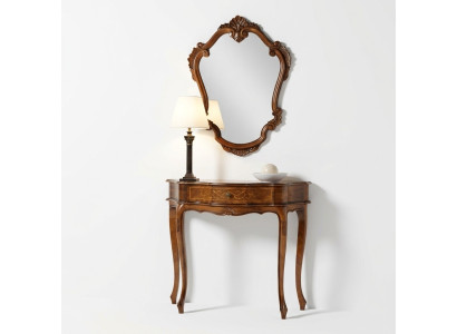 Meubelstijl barok console spiegel hout Italiaanse tafels consoles 2-delig.