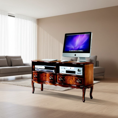 Woonkamer houten meubilair dressoir tv laag tv-kast barok nieuw