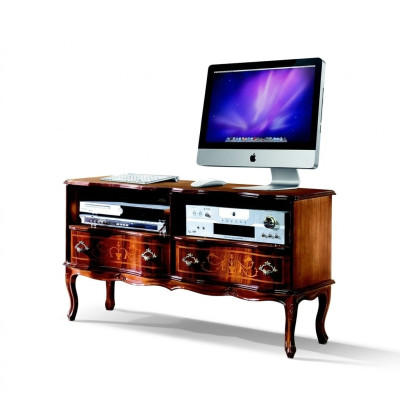 Woonkamer houten meubilair dressoir tv laag tv-kast barok nieuw