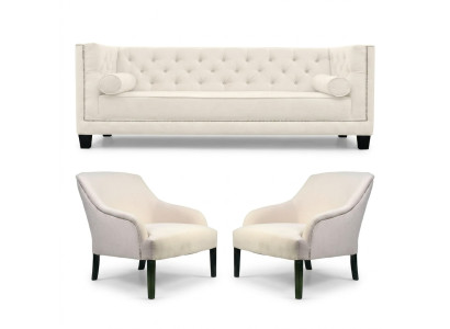 Wit Chesterfield fauteuil xxl Big Textiel Stof Bankstellen Creatief Meubilair Nieuwe Banken