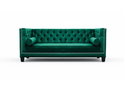 Luxe Groen Chesterfield Fluweel Driezits Bankstel Meubels Hotel Woonkamer Praktijk