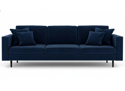 Blau vierzits stoffen woonkamer design banken gestoffeerde sofa's fluwelen banken.