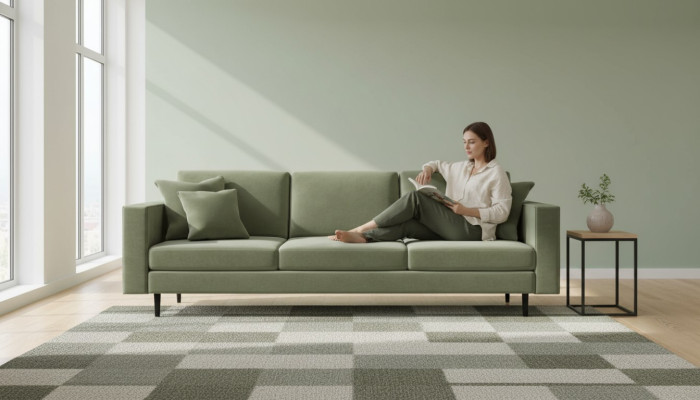 Italiaanse stijl meubels inrichting woonkamer meubels bankontwerp banken groen