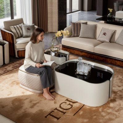 Salontafels Tafels Modern Creatief Woonkamer Ontwerp Meubels Hout Luxe Nieuw Tafel