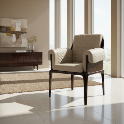 Stoel Nieuw Creatief Modern Design Meubels Luxe Eetkamerstoelen Hout Leer