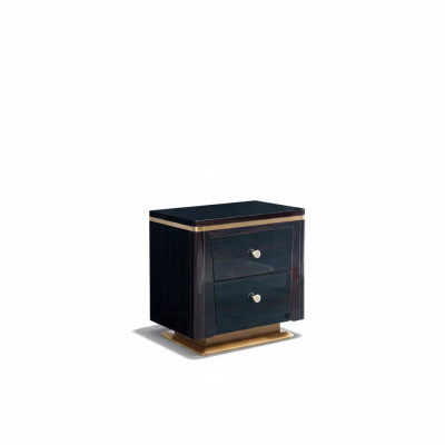 Nachtkastjes, slaapkamer bijzettafels, modern design meubels, luxe.
