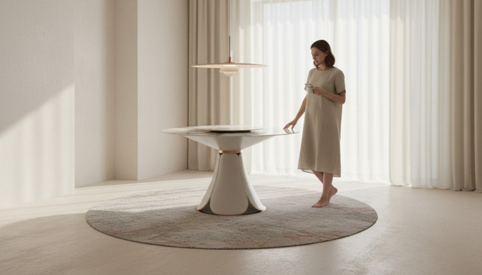 Eettafel Lederen Steen Tafels Hout Luxe Moderne Design Meubels Tafel