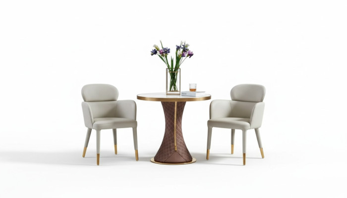 Fauteuil Leer Wit Modern Meubels Armstoel Ontwerp Meubels Luxe Roestvrij Staal