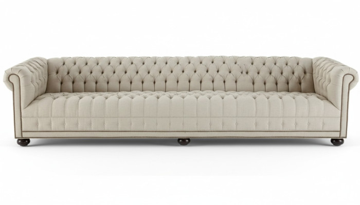 Crème Chesterfield woonkamer vierzits design banken sofa meubelstoffen sofa's