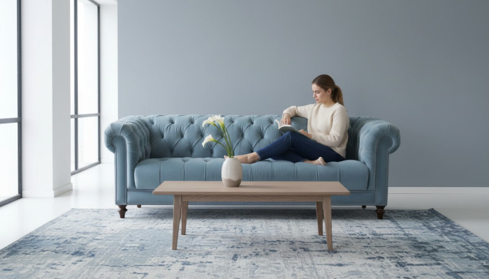 Chesterfield Turkoois Design Bank Bekleed Bankstel Nieuw Driezits Stof Woonkamer Chesterfield Turquoise Design Bank Gestoffeerde Bank Nieuw Driezit Stof Woonkamer