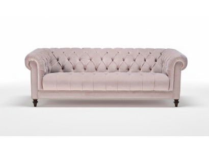Chesterfield Oudroze Nieuw Driepersoons Stoffen Design Bankstellen Gestoffeerde Bank Banken